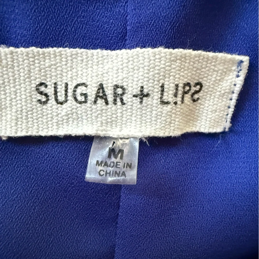 SugarLips Sleeveless Slip Dress Size Medium Party Summer Homecoming Blue